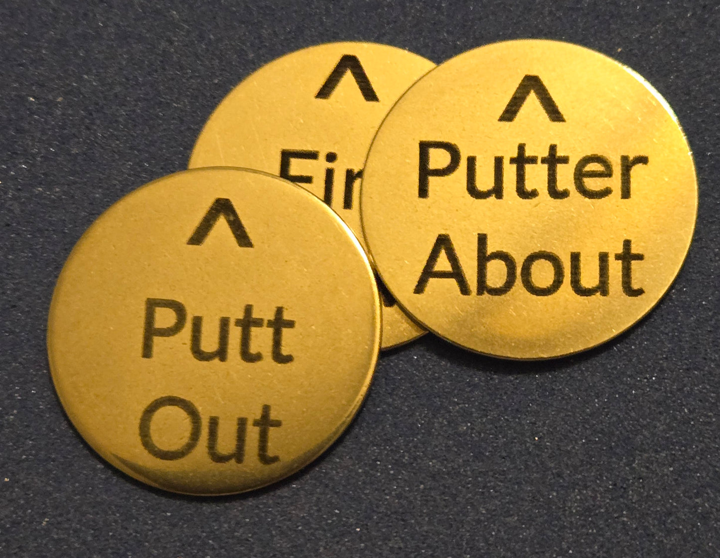 Custom Golf Ball Marker Trio